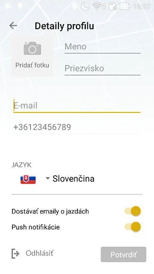 Halo taxi presov Screenshot 1