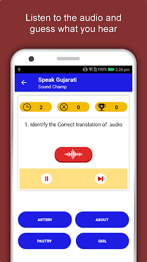 Speak Gujarati : Learn Gujarati Language Offline Screenshot 3