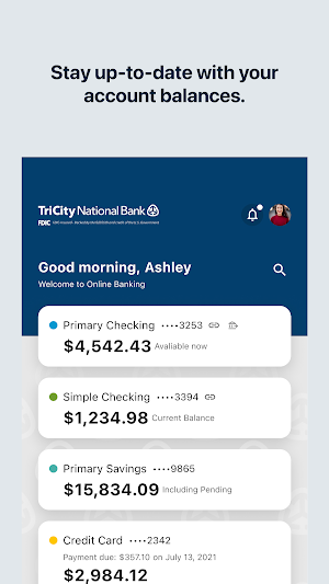 Tri City National Bank Screenshot 1