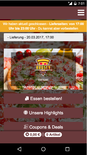 Krusty Pizza Screenshot 0