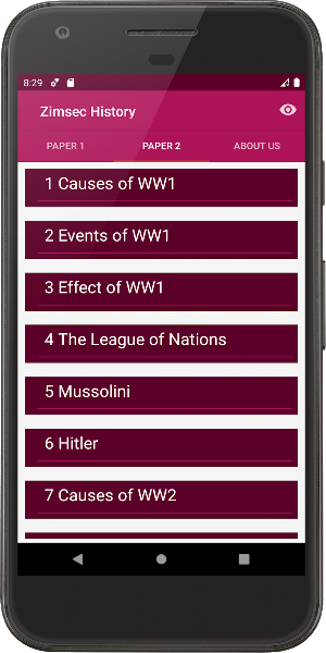 Zimsec History Screenshot 2