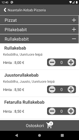 Naantalin Kebab Pizzeria Screenshot 2