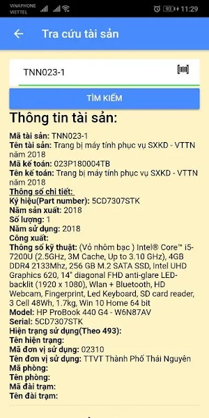 Kiểm kê tài sản Screenshot 3