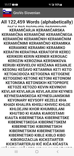 GroVo Slovenian Screenshot 2