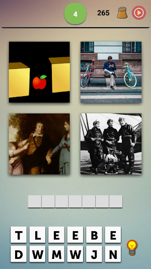 4 Pics 1 Word What is the word? Screenshot 1