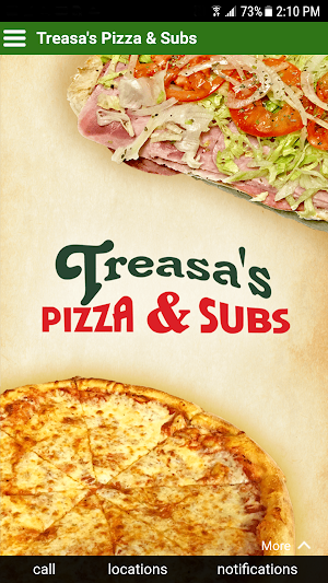 Treasa's Pizza & Subs Screenshot 0
