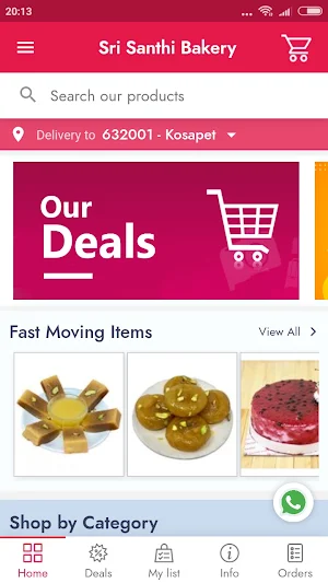 Sri Santhi Bakery Screenshot 0