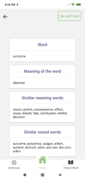 Frisian English Translator Screenshot 2