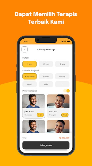 Go Life-Pijat Panggilan Screenshot 2