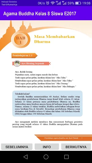 Agama Buddha Kelas 8 Siswa E2017 Screenshot 3