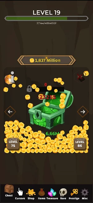 Treasure Chest Clicker - Idle Screenshot 0