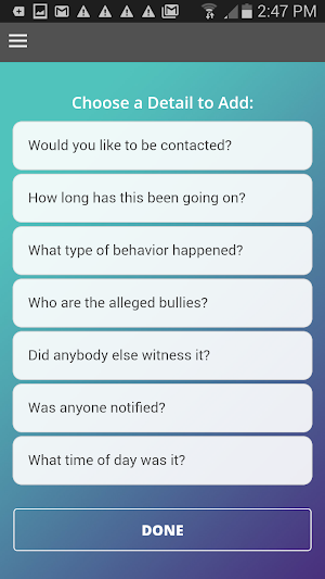 BRIM Report Bullying + Safety Screenshot 3