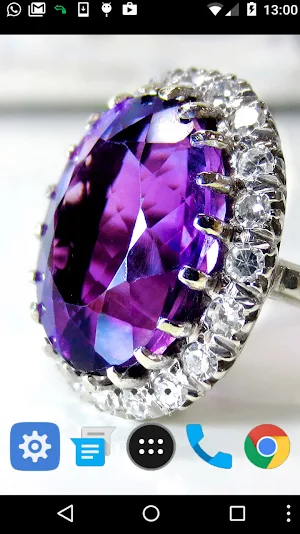 purple diamond wallpaper Screenshot 1