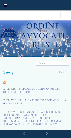 Ordine Avvocati Trieste Screenshot 1