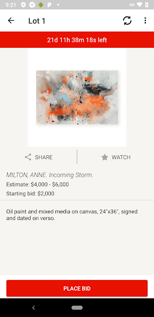 Jones Auctions Screenshot 3