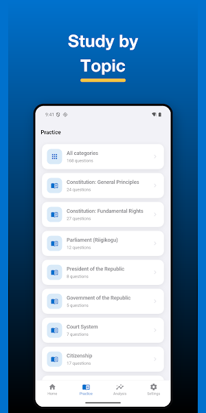 Estonia Citizenship Exam Screenshot 3