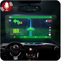 Voice Gps navigation maps: HUD