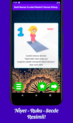 Sesli Namaz Sureleri Resimli Namaz Kılınış Screenshot 2
