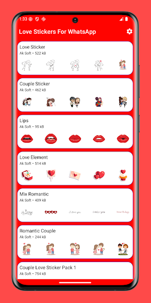 Love Stickers for WhatsApp Screenshot 0