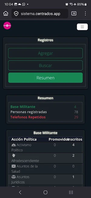 Sistema Político Screenshot 2
