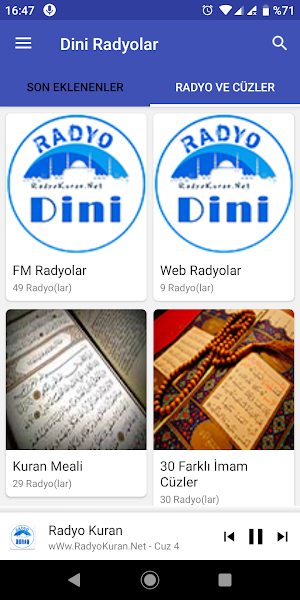 Dini Radyolar - İslami Radyo Screenshot 0