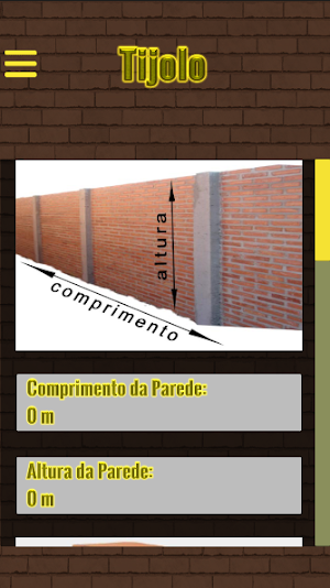 Orçamento para Tijolo Screenshot 0