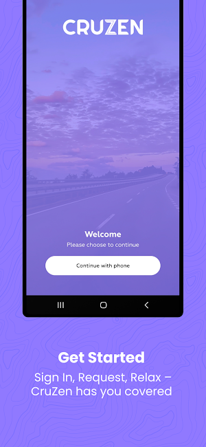 Cruzen - Roadside Service Screenshot 1