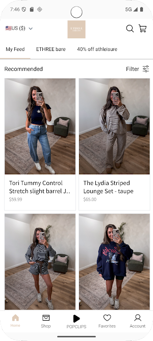 SHOP ETHREE Screenshot 0