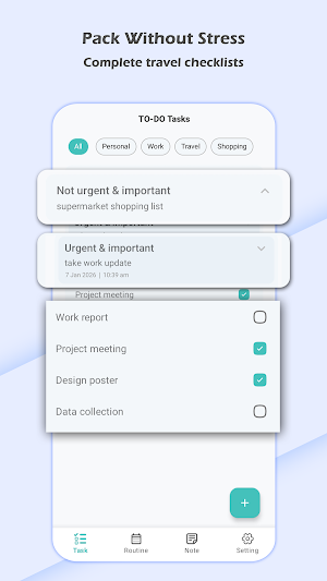 Todo -Tasks, Notes & Routine Screenshot 3