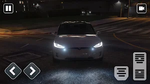 Electric Tesla X Car City Race Screenshot 3