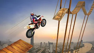 Tricky Bike Stunt Racing 2020 : New Bike Games Screenshot 0