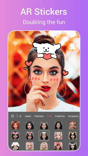 Sweet Camera - Selfie,Sticker Screenshot 0