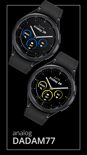 DADAM77 Analog Watch Face Screenshot 0
