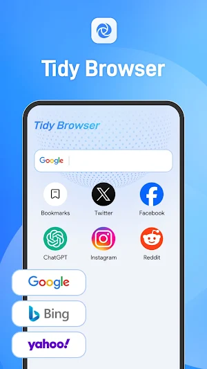 Tidy Browser - Simple & Fast Screenshot 0