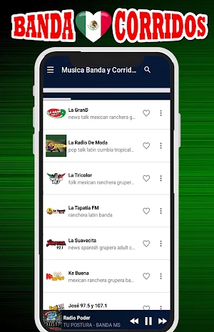 Musica Banda y Corridos Gratis Screenshot 0
