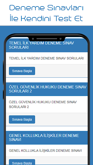 Özel Güvenlik Soruları Screenshot 1