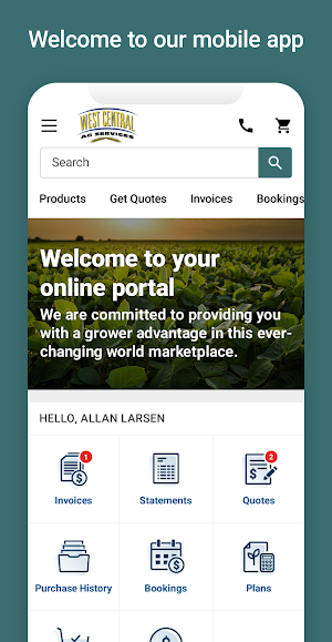 WCAS Grower Advantage Screenshot 0