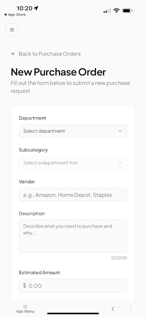 SimplePO Screenshot 2
