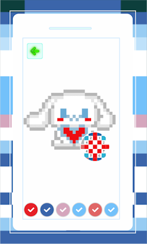 Cinnamoroll Pixel Art Screenshot 3