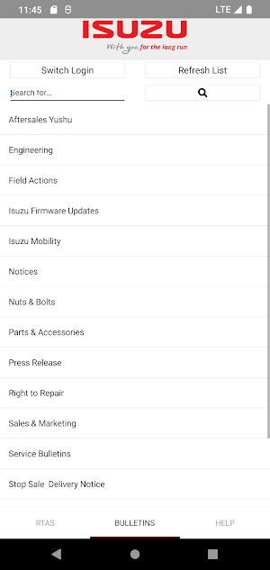 Isuzu Portal Screenshot 2