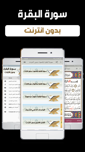 سورة البقرة بدون انترنت مكتوبة Screenshot 0
