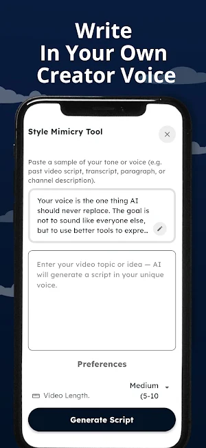 YouTube Script Writer AI Screenshot 3