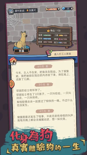 狗生模擬器 Screenshot 1