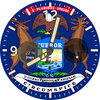 Michigan Flag Watchface