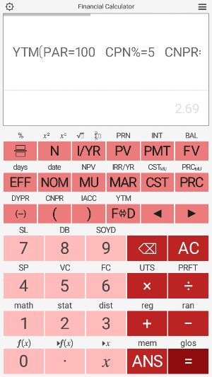 Financial Calculator Screenshot 1