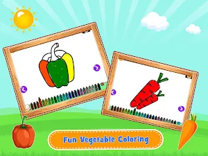 Vegetables Alphabet Kids Games Screenshot 1