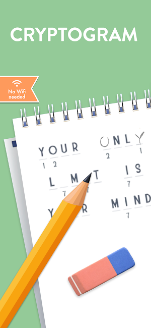 Cryptogram - Fun Puzzle Game Screenshot 0