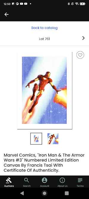 Robinhood Auctions Screenshot 2