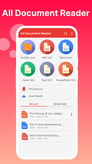 Document Reader: Doc, PDF, Xls Screenshot 0
