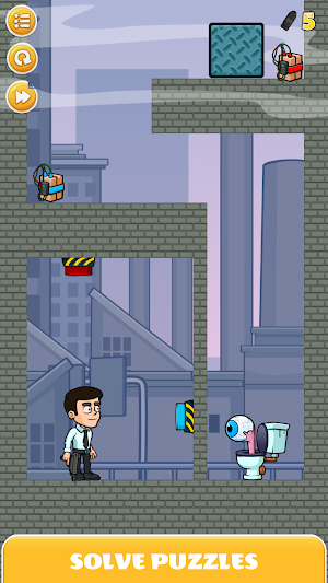 Eye Attack: Toilet Monster War Screenshot 0